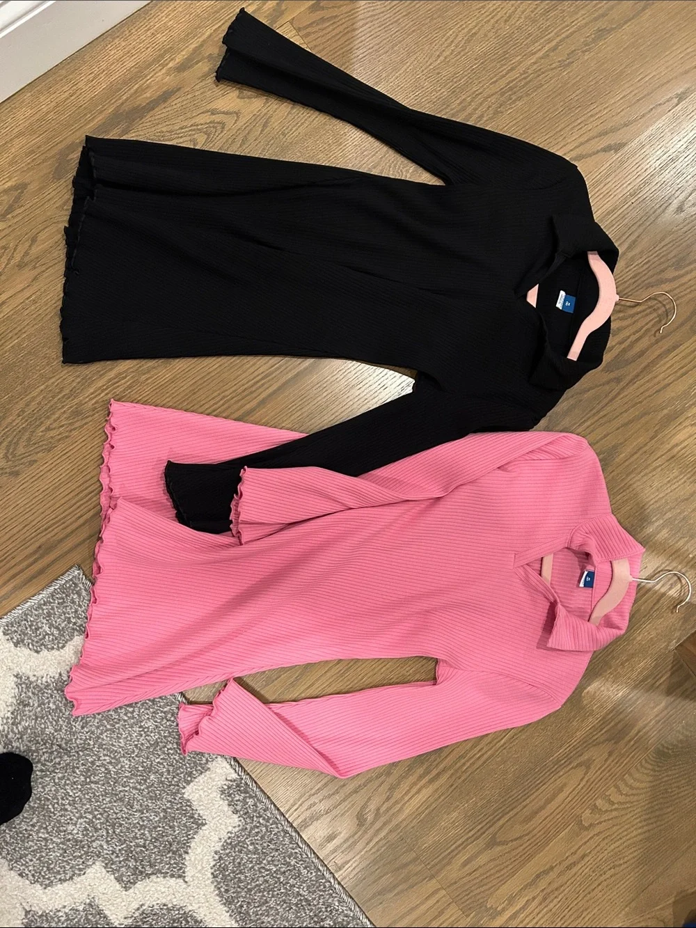 2 Old Navy high quality Ribbed Long-Sleeve long sleeve ribbed polo dresses